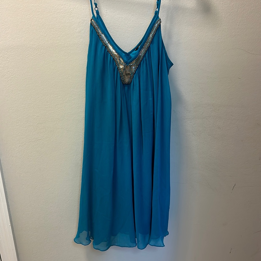 Teal dress